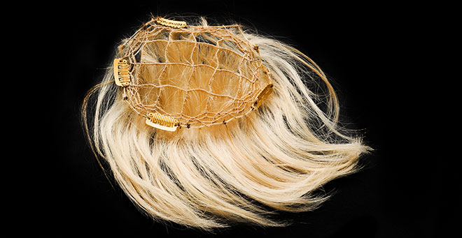 Hairdreams Haarnetz, Ansicht von unten Hairdreams Haarnetz Untersicht
